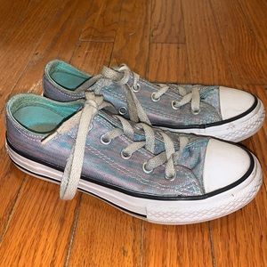 Converse Pink and Blue Low Top Sneakers - Toddler / Kids Size 13